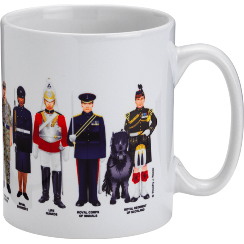 12 Soldiers mug including Royal Corps of Signals - ABF The Soldiers' Charity Shop
