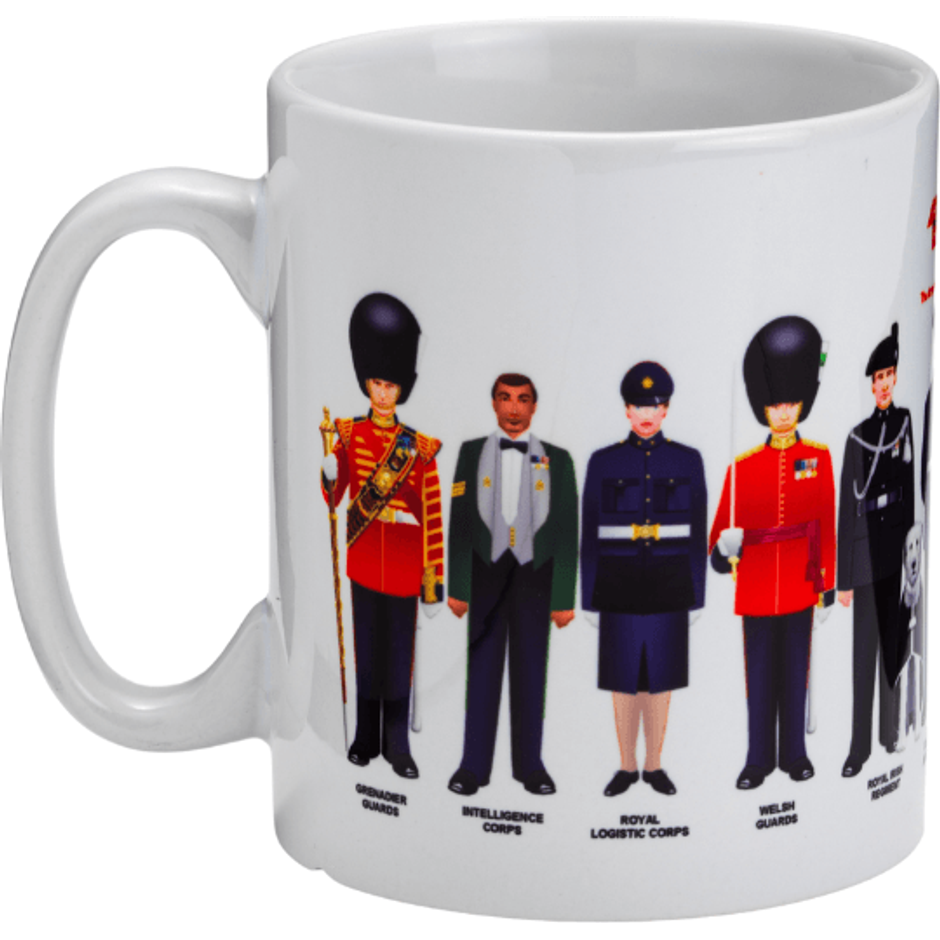 12 Soldiers mug including Royal Corps of Signals - ABF The Soldiers' Charity Shop