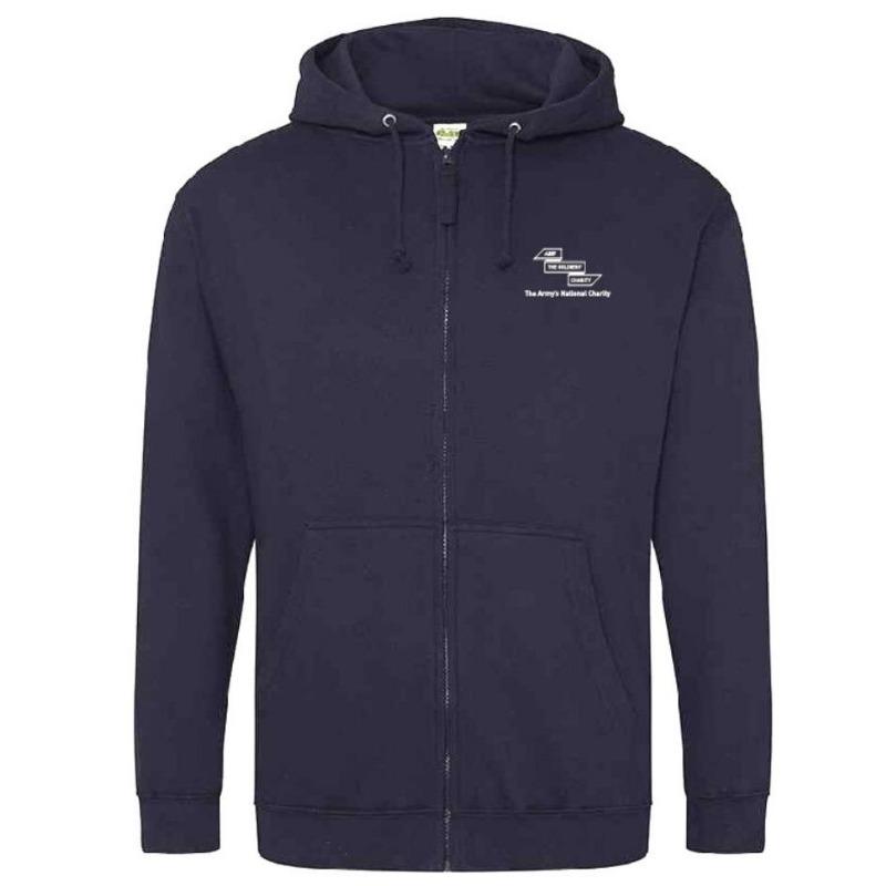 Adult's Operation Bletchley Zip Through Hoodie - Navy - PREORDER ABF The Soldiers' Charity Shop  (6745537577151)