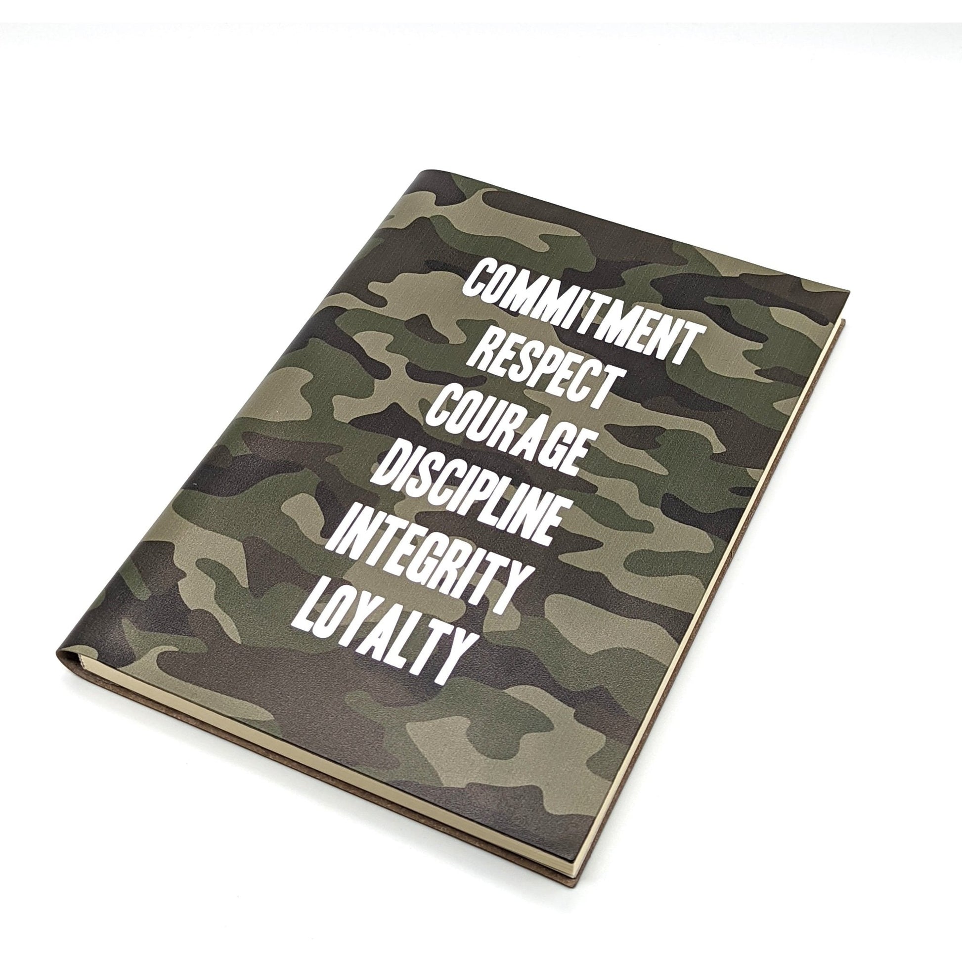 Camouflage Recycled Leather Notebook ABF The Soldiers' Charity Shop 