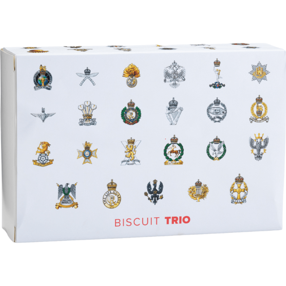 Cap Badge Biscuit Trio Box - ABF The Soldiers' Charity Shop