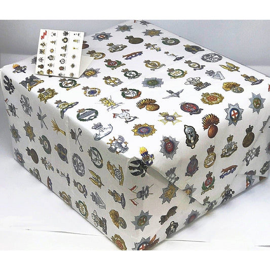 Cap Badge Giftwrap Set ABF The Soldiers' Charity Shop  (551304560674)
