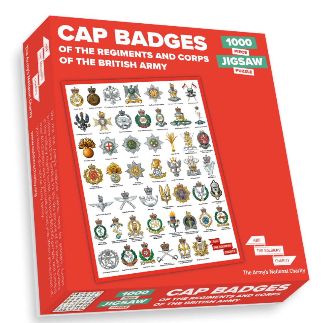 Cap Badge Jigsaw Puzzle ABF The Soldiers' Charity Shop 