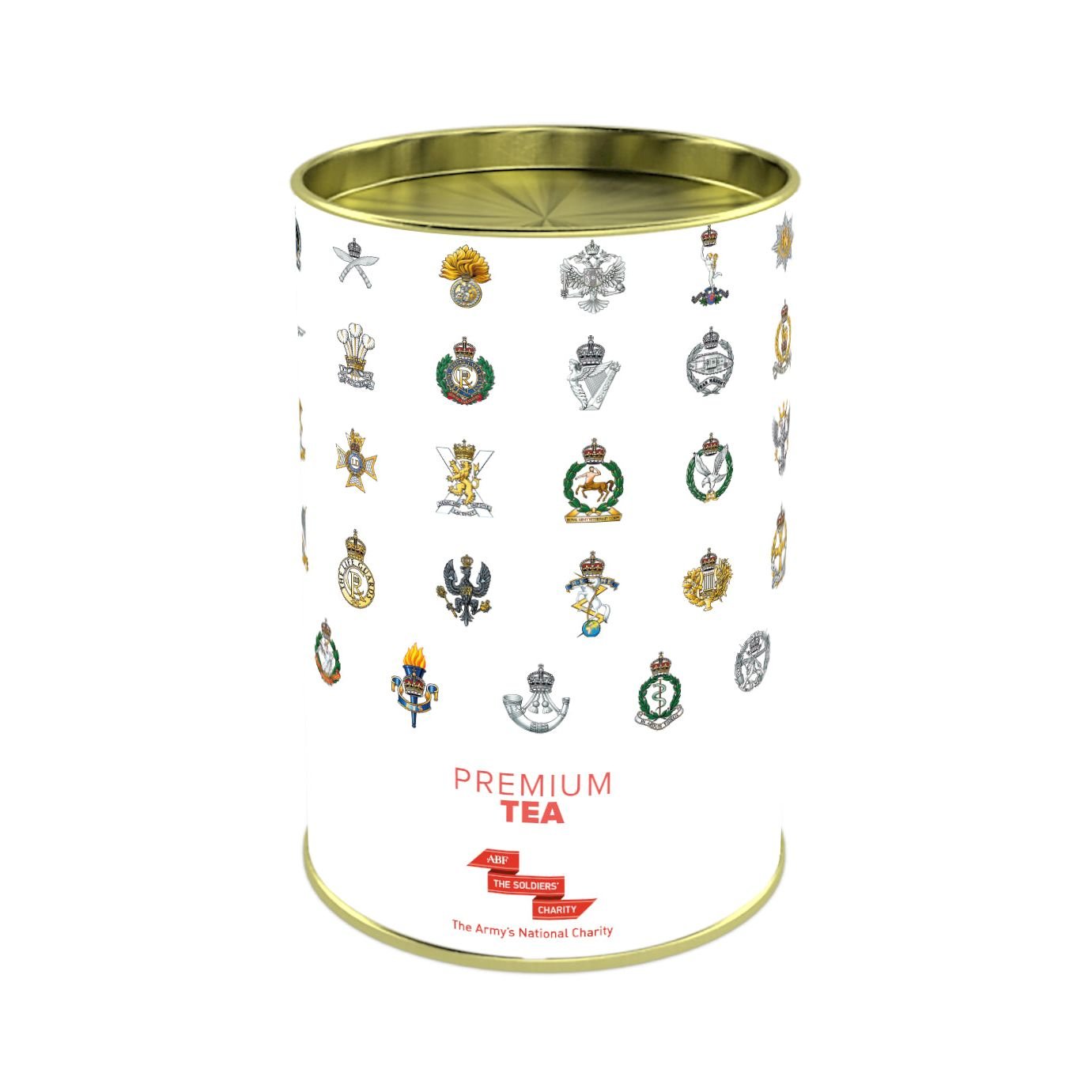 Cap Badge Tin of Premium Tea - ABF The Soldiers' Charity Shop