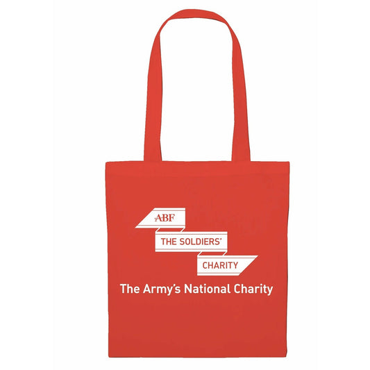 Cotton Shopper Bag - Red ABF The Soldiers' Charity Shop 