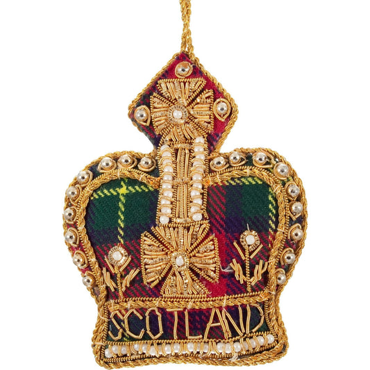 Embroidered Scotland Crown Decoration - ABF The Soldiers' Charity Shop