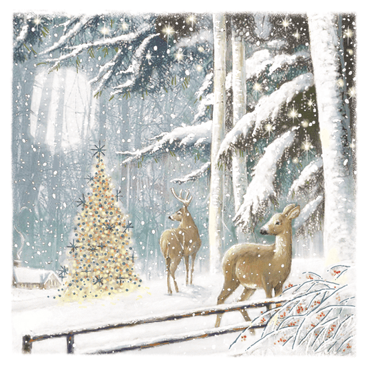 Glowing Tree - Pack of 10 Christmas Cards - ABF The Soldiers' Charity Shop