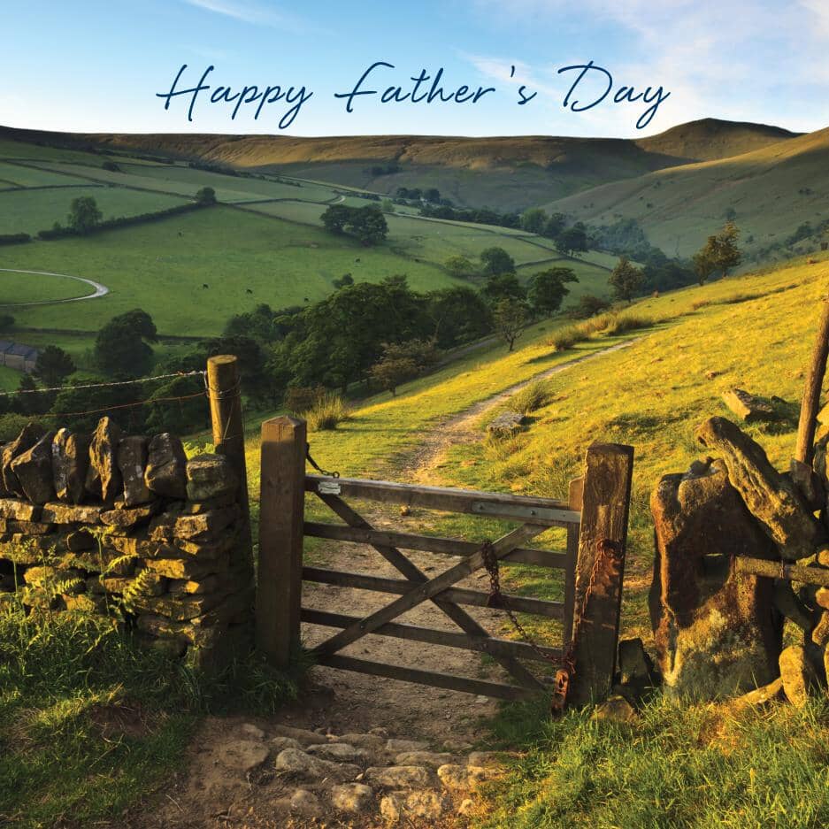 'HAPPY FATHER'S DAY' Countryside Card Cards ABF The Soldiers' Charity Shop 
