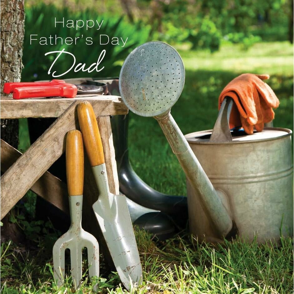 'HAPPY FATHER'S DAY DAD' Gardening Card Cards ABF The Soldiers' Charity Shop 