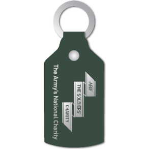 Heritage Leather Keyring - ABF The Soldiers' Charity Shop
