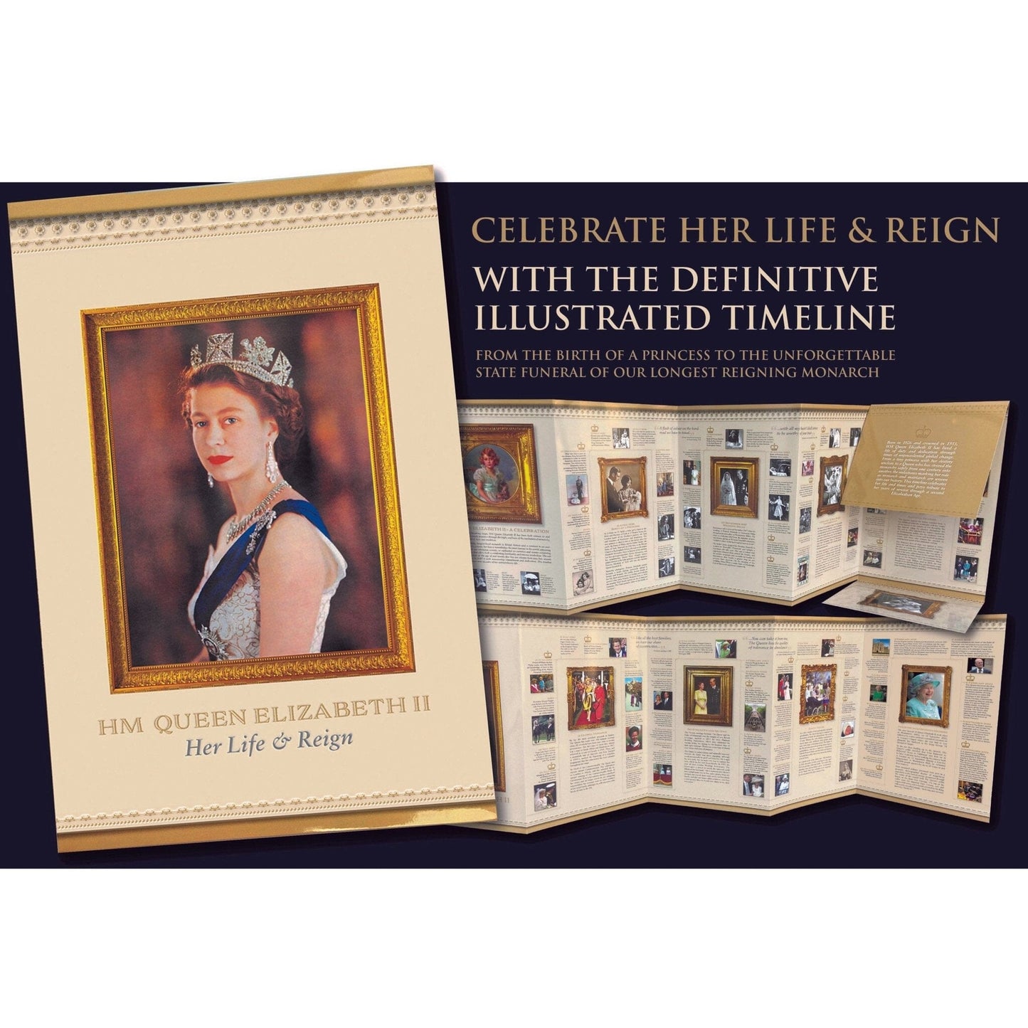 H.M. Queen Elizabeth II Timeline Books ABF The Soldiers' Charity Shop 