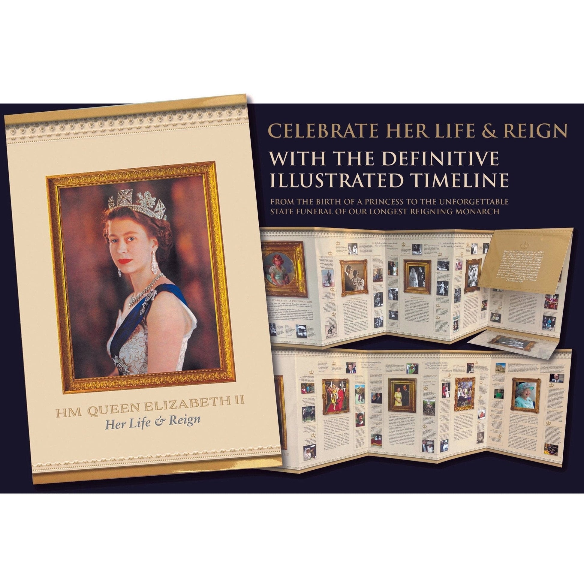H.M. Queen Elizabeth II Timeline Books ABF The Soldiers' Charity Shop 