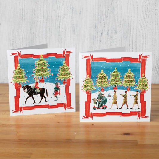 Marching Into Christmas Twin Pack by Jane Abbott Cards ABF The Soldiers' Charity Shop 