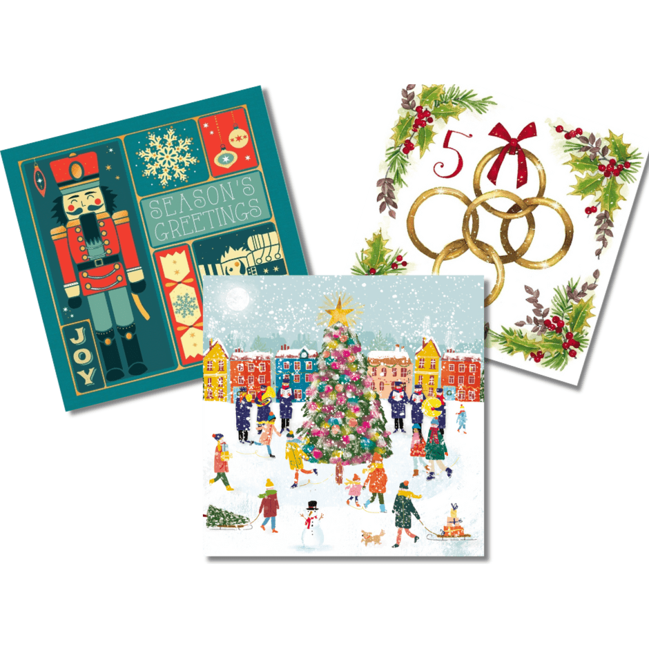 Modern Christmas cards bumper pack of 30 cards - ABF The Soldiers' Charity Shop