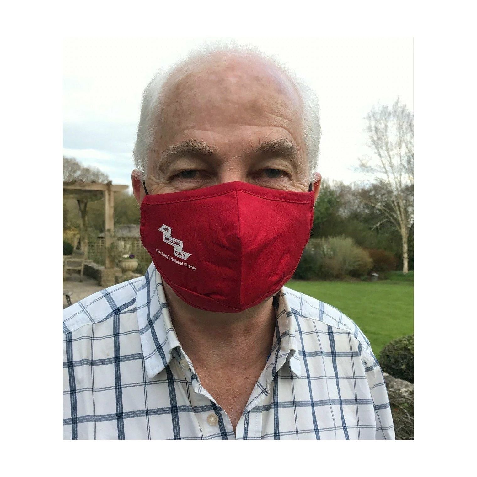 Reusable Face Covering - Red Accessories ABF The Soldiers' Charity Shop  (5957951783103)