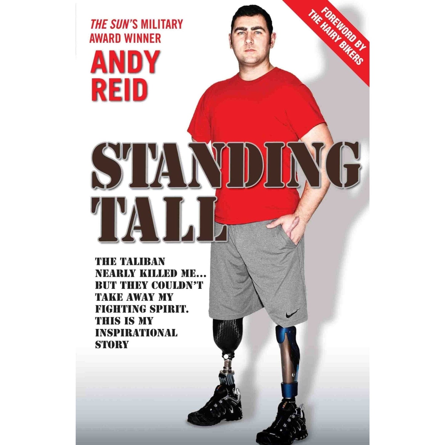 Standing Tall signed by Andy Reid Book ABF The Soldiers' Charity Shop 