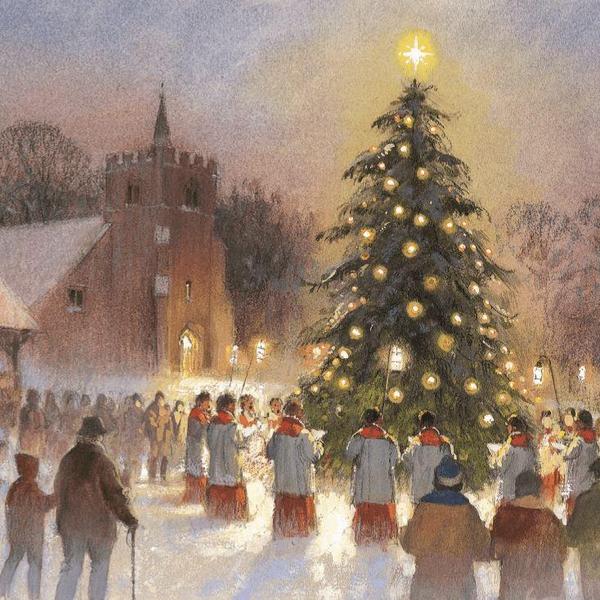 Twilight Carols Christmas Cards Pack of 10 Cards ABF The Soldiers' Charity Shop  (4520173961283)