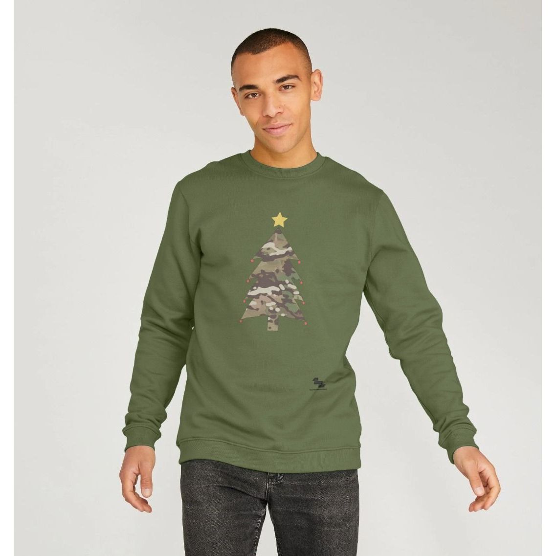 Unisex camouflage Christmas jumper - ABF The Soldiers' Charity Shop