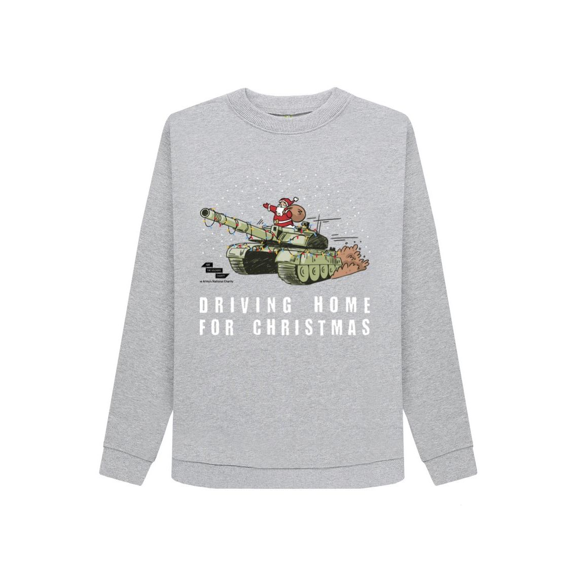 Women's fit "Driving home for Christmas" jumper - ABF The Soldiers' Charity Shop