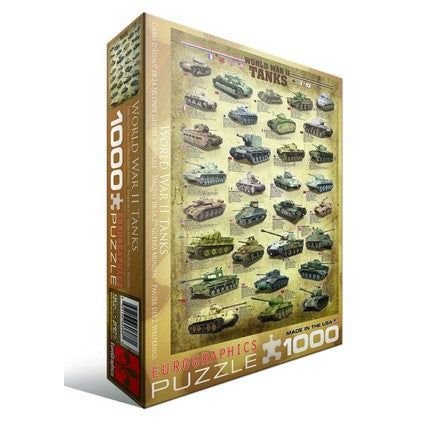 WWII Tanks 1000 piece jigsaw puzzle - ABF The Soldiers' Charity Shop