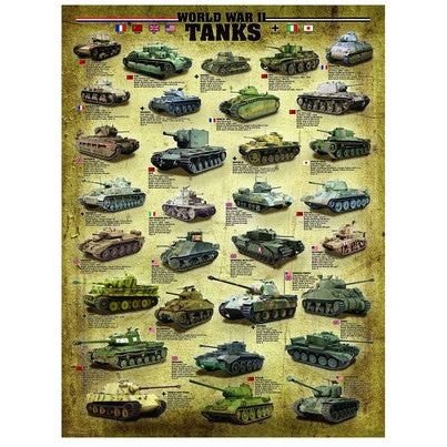 WWII Tanks 1000 piece jigsaw puzzle - ABF The Soldiers' Charity Shop